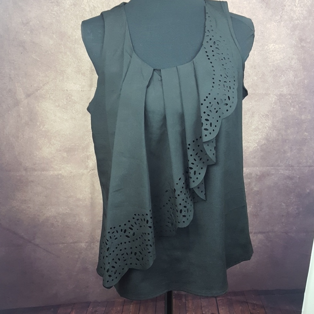 Sioni Black Blouse - Size M - Picture 2 of 5